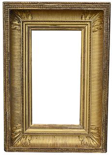 French 19th C. Gilt Frame 15.75 x 8.75