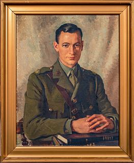 PORTRAIT OF MAJOR GORDON WALLACE OF THE ROYAL ARMY DENTIST CORPS