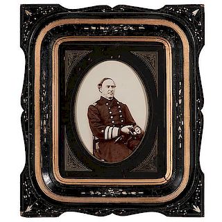 Admiral Farragut Large Format Albumen Photograph by Mathew Brady 