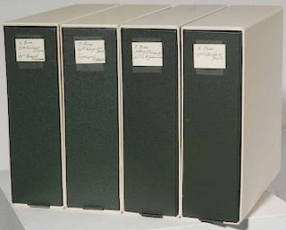 Four Three-Ring Binders of