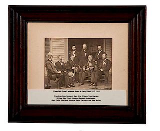 Pach Brothers, Photograph of Eight Union Commanders at Long Branch, New Jersey, Including Admiral Farragut 