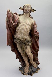18th C. Italian Carved Santos, Jesus