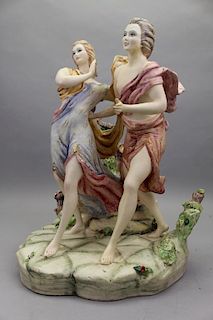 20th C. Italian Porcelain Figural Grouping