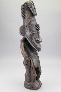 Antique Carved African Tribal Figure