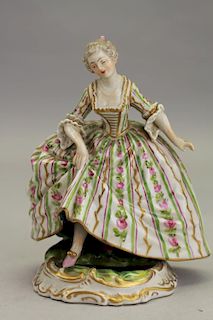 Antique French Sevres Porcelain Maiden
