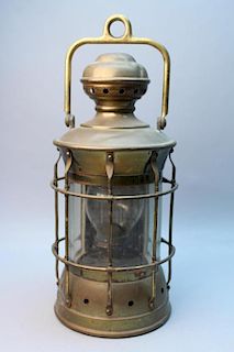 Antique Brass Nautical Ship Lantern