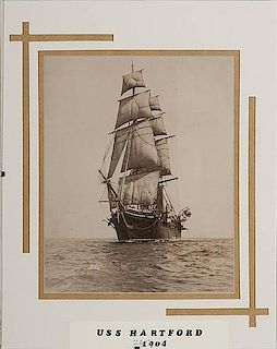 Post-Civil War Photographs of USS Hartford, 1904 