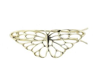 1980s Tiffany &amp; Co Sterling Butterfly Hair Accessory Pin