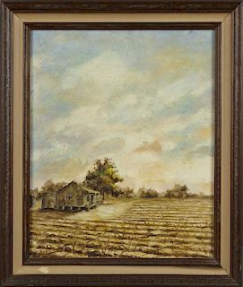 Don Reggio (Louisiana), "Cabin in the Field," 1971