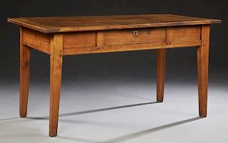 French Provincial Carved Cherry Writing Table, 19t