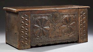 French Provincial Carved Oak Sideboard, 18th c., t