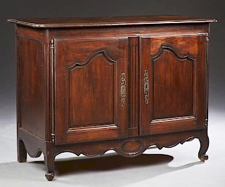 French Louis XV Style Carved Mahogany Sideboard, c