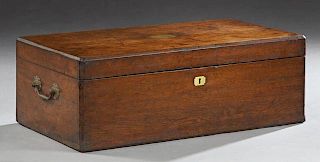 English Carved Oak Silver Chest, c. 1900, by Elkin