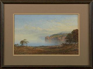J.G. Philip, "Figures Along the Fog Shrouded Coast