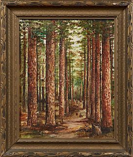 Beulah Watts (1872-1941, Texas), "Pine Forest," ea