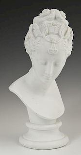 After Jean Antoine Houdon (1741-1828), Parian Bust