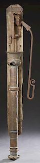 Unusual French Copper Water Pump, 19th c., with a