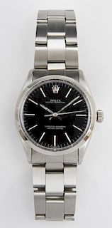 Man's Stainless Steel Oyster Perpetual Wristwatch,