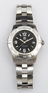 Stainless Men's Tag Heuer Professional Wristwatch,