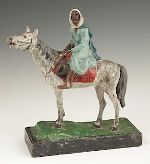 Vienna Style Cold Painted Copper Figure, early 20t