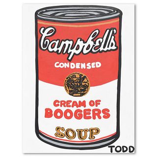 Todd Goldman, "Cream of Boogers" Original Acrylic Painting on Gallery Wrapped Canvas (36" x 48"), Hand Signed with Letter of Authenticity.