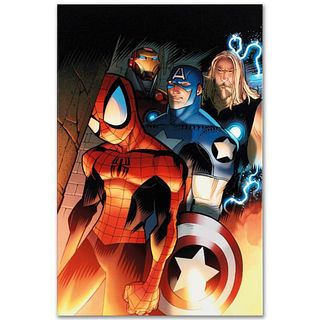 Marvel Comics "Ultimate Spider-Man #151" Numbered Limited Edition Giclee on Canvas by David Lafuente with COA.