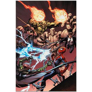 Marvel Comics "Ultimate Spider-Man #158" Numbered Limited Edition Giclee on Canvas by Mark Bagley with COA.