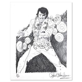 Paul Blaine Henrie (1932-1999), "Elvis (Dancing)" Limited Edition Lithograph, Numbered 101/300 and Hand Signed and Letter of Authenticity