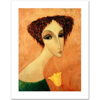 Sergey Smirnov (1953-2006), "Tamara" Limited Edition Mixed Media on Canvas, Numbered and Hand Signed by Smirnov. Includes Certificate of Authenticity.