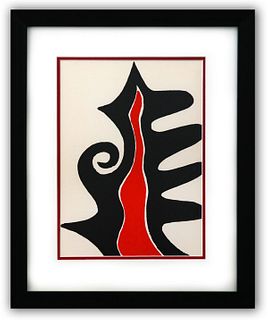 Alexander Calder- Lithograph "DLM201 - Flamme interieure"