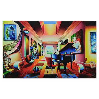 Ferjo, "Angelic Music Room" Limited Edition on Gallery Wrapped Canvas, Numbered and Signed with Letter of Authenticity.