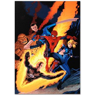 Marvel Comics "The Amazing Spider-Man #590" Numbered Limited Edition Giclee on Canvas by Barry Kitson with COA.