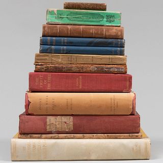 Group of Twelve Books, Including a Signed Copy William Butler Yeats 'John Sherman and Dhoyha'