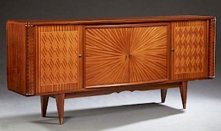 French Louis XVI Style Inlaid Mahogany Sideboard,