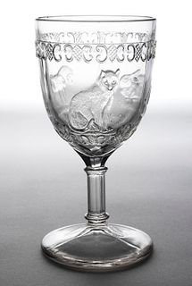HORSE, CAT, AND RABBIT GOBLET