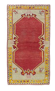 Antique Turkish Oushak Rug, 2’4” x 4’6” (0.71 x 1.37 M)