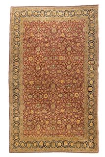 Antique Kashan Rug, 6’5” x 10’6” (1.96 x 3.20 M)