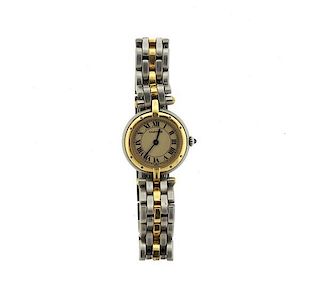 Cartier Panthere 18k Gold Steel Lady&#39;s Watch