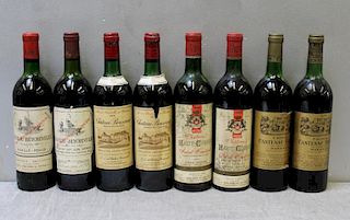 1966-1975 Bouscaut,Beychevelle,Corbin,Brown Wine.