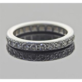 Kwiat Platinum Diamond Eternity Wedding Band Ring