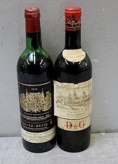 Cos D'Estournel 1955 & Chateau Palmer 1979 Wine.