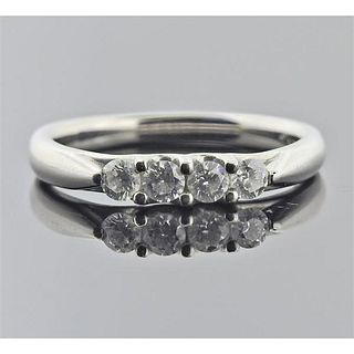 Verragio Platinum Diamond 4 Stone Ring