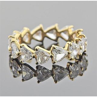 4.00ctw Diamond Eternity Gold Band Ring