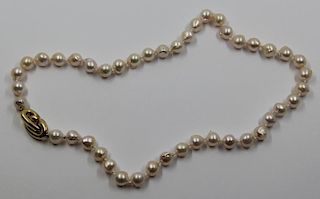 JEWELRY. Angela Cummings Pearl and 18kt Gold