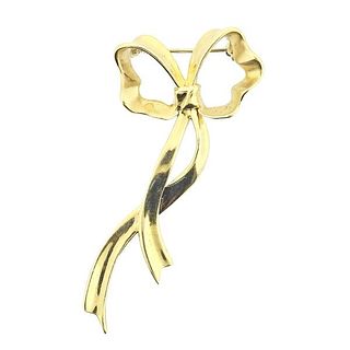 Tiffany &amp; Co Paloma Picasso 18k Gold Bow Brooch Pin