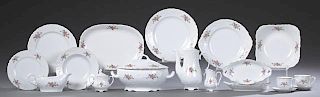 Seventy-Seven Piece Set of French Porcelain Dinner