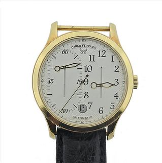 Carlo Ferrara Jockey Regolatore 18k Gold Automatic Watch 009/500