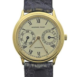 Audemars Piguet 18k Gold Classic Day Date Automatic Watch 25574BA