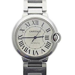 Cartier Ballon Blue Stainless Steel Automatic Watch 3284