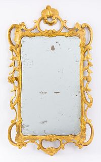 George II Baroque Giltwood Mirror